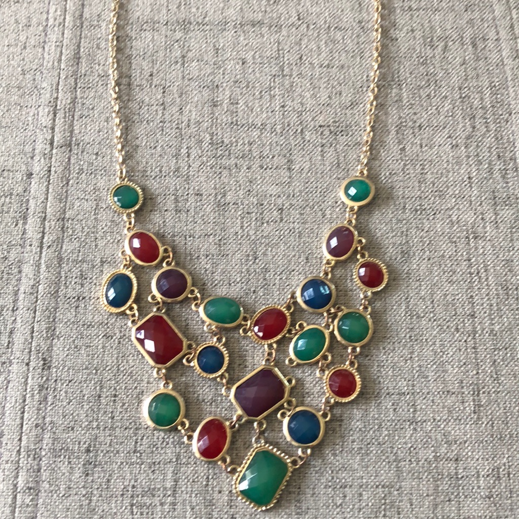 Multi Colored Statement Necklace!